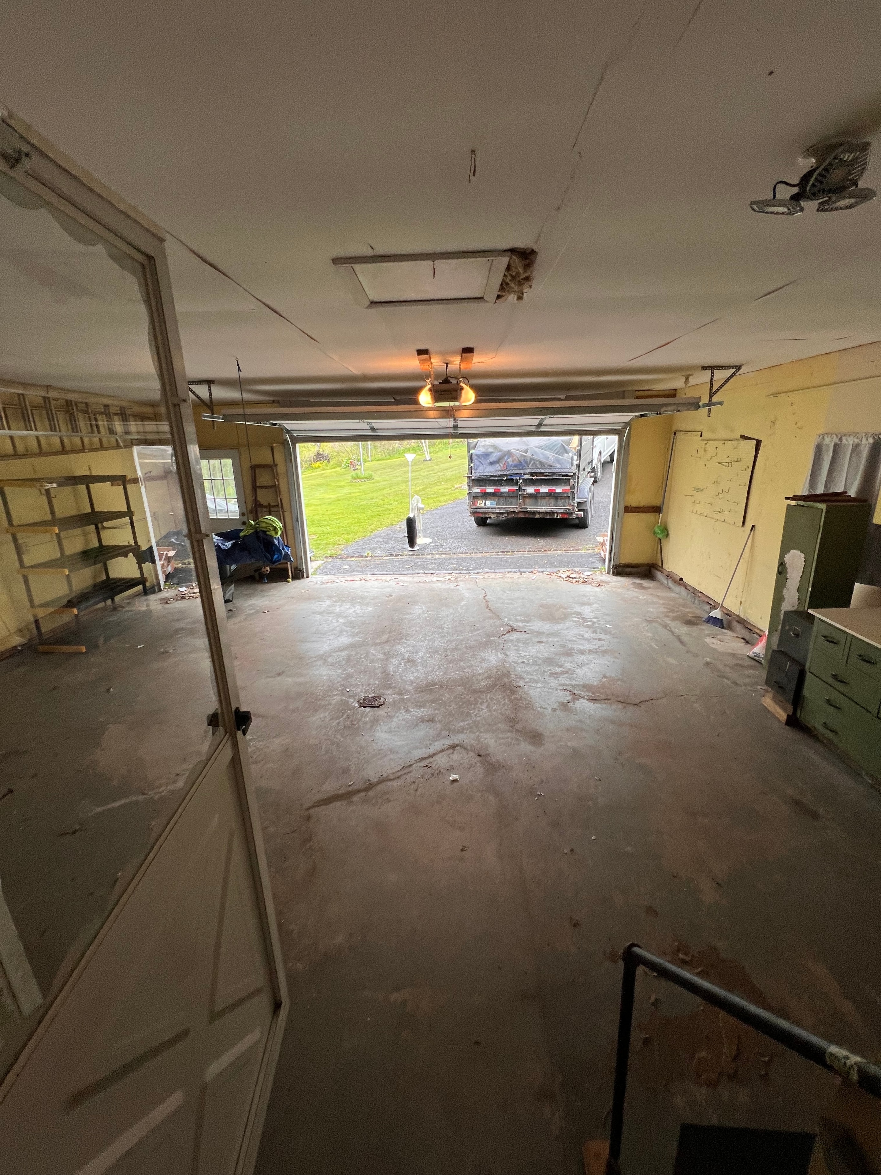 Clean basement after cleanout