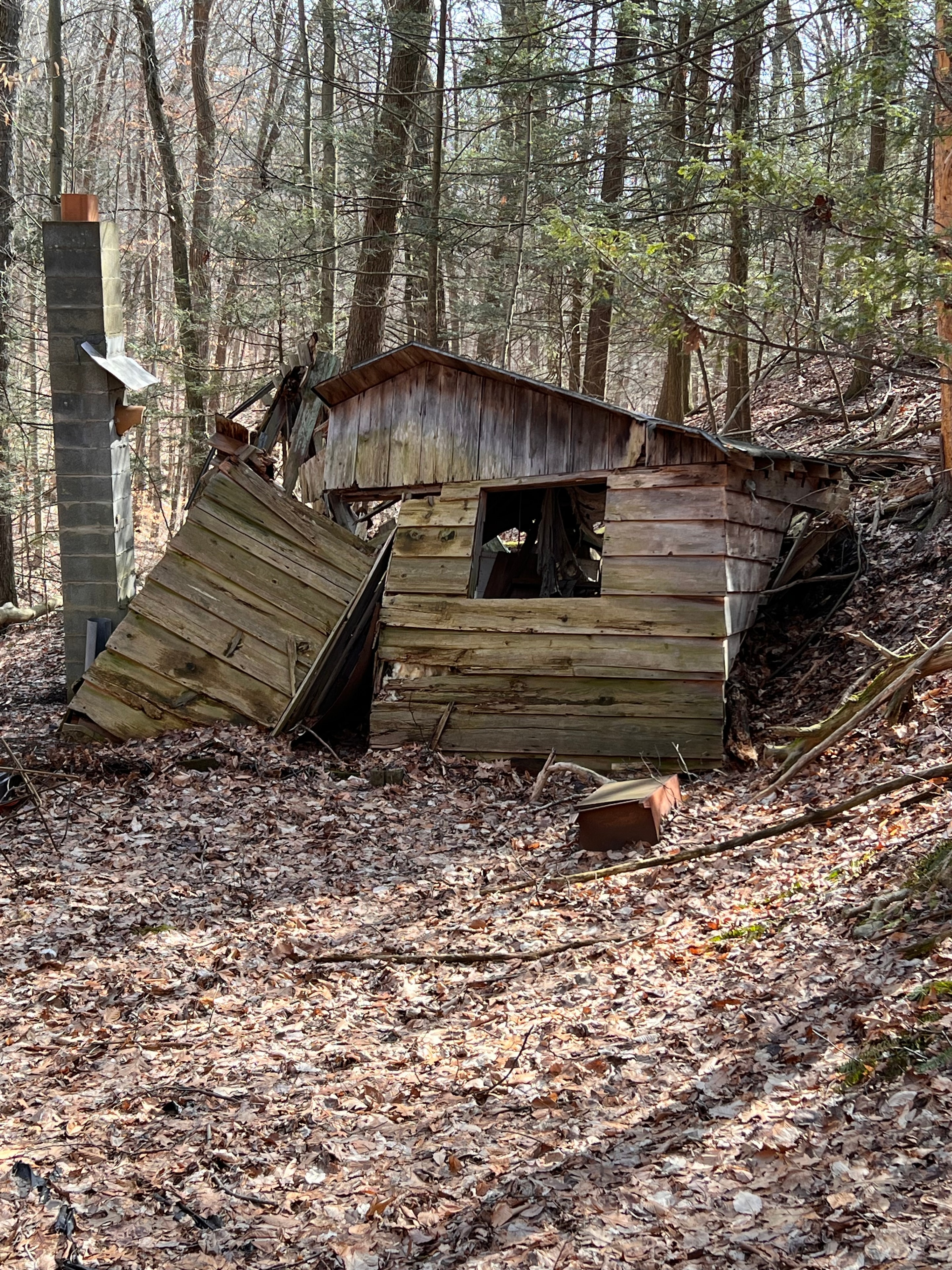Old structure before demolition